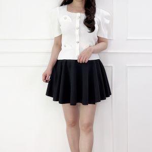 SV 6497 - Mina Knit Top | Silvervogue | Atasan Rajut Stretch Pakaian Kasual Wanita