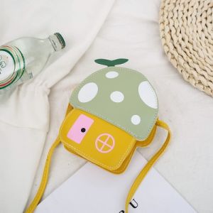 Tas Selempang Anak Perempuan Motif Korean Cute Mushroom Sling Bag Trendy - T1C