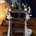 MZP Chinese Hair Accessories Retro Girl Hair Accessories Ancient Headwear Hair Band Chinese Wedding Bride Headpiece Metal Hairpin Tassel Ribbon Hanfu Hair Crown Ancient Style Hairpin Chinese Style Headwear Flower Headband. 