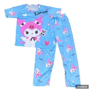 Sleepware/ Terno Pantulog Kuromi Melody for kids gitl