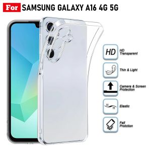 Soft Case Samsung Galaxy A16 4G 5G Clear Case Silicon Transparant Handphone