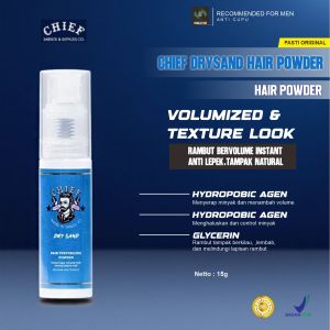 CHIEF Hair Powder Texturizing Dry Sand - Hair Styling Powder 15GR
