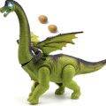 P&TWalking Dinosaur W Wings Simulation Lay Egg Children Jurassic Dinosaur Laying Eggs Dragon Robot. 