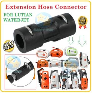 Extension Hose Connector For LUTIAN High Pressure Washer WATERJET ADAPTER HOS PIPE PAIP WAYAR SAMBUNG LT202 LT220 LT704G LT221-1200 LT218-1200 LT202 LT220 LT505 LT704G LUTIAN GOKU-G4C connector ARES-A4 DOMO-D4 GROOT-G4 ADAPTOR CONNECT SPARE PART