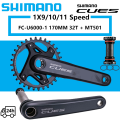 Shimano CUES U6000 Crankset 1x9/10/11 Speed 170mm Crank 32T Chainring Mountain Bike Chain Wheel With MT501 Bottom Bracket Bicycle Accessories Original Shimano. 