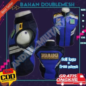 Rompi Jasamarga / Rompi Jasamarga Terbaru / DOUBLEMESH Tebal / Rompi Safety Proyek / Proyek / / Terbaru Rompi Polisi / Tebal DOBLEMESH Multifungsi Bordir velcro / ss / Rompi Polisi /Rompi Kerja Multifungsi / Bahan Tebal Dan Meshs / s / Rompi Polisi / Size