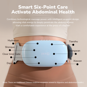Self-Heating Magnetic Waist Belt - Therapeutic Lumbar Support Abdominal Massager for Weight Loss Women’s Back Pain Relief Home Office Fitness Tool with Vibration & Heating Home Fitness Equipment