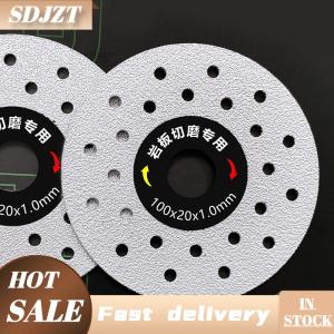 SDJZT 1 cái Tấm sứ gốm gạch đá cẩm thạch mỏng cắt lưỡi đĩa cho máy đá cẩm thạch góc máy mài 4 100 mét kim cương khô cắt đĩa