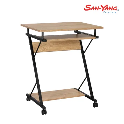 San-Yang Furniture Computer Table Oak and Black 405303
