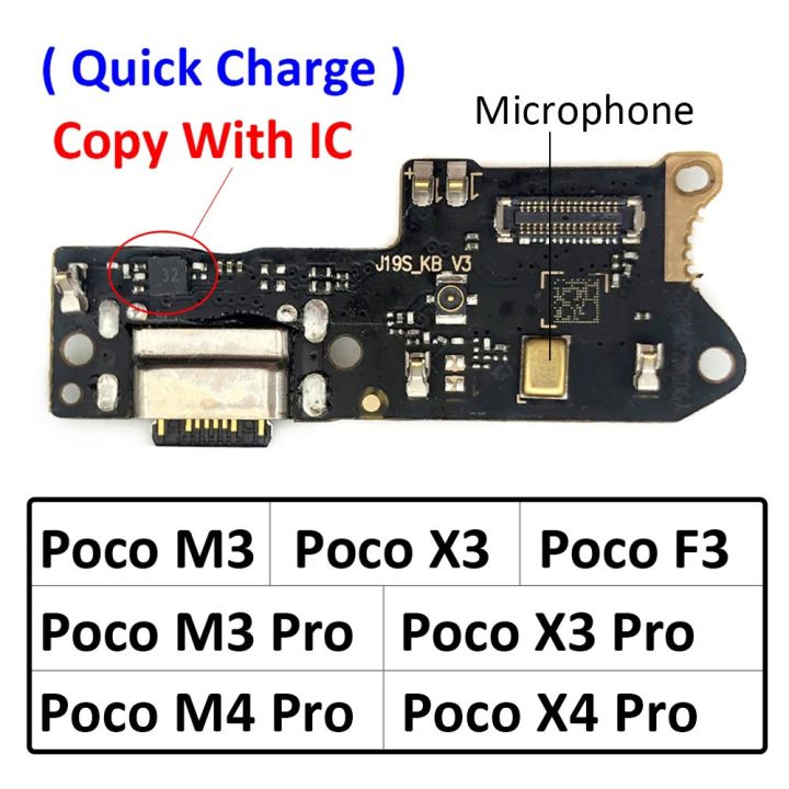 Xiaomi Poco M3 F1 F2 Pro F3 X3 NFC X4 M4 Pro 4G 5G Dock Plug Connector ...