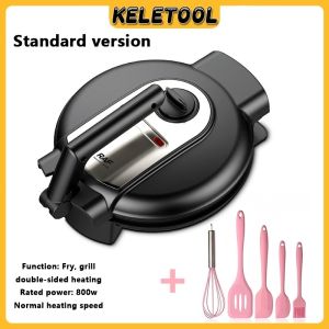 Electric Pancake Sonifer Crepe Maker 1400W Paratha Chapati Roti Maker Flat Bread Double-sided heating