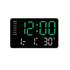 Portable Bluetooth Speaker with LED Digital Clock Large Display for Indoor and Outdoor Use