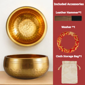 Authentic Tibetan Pure Copper Singing Bowl Set Pure Copper Sound Bowl and Meditation Bowl Chakra Balancing Handmade Yoga Chakra Balancing