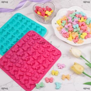 [COD] dgheg Bow Silicone Molds With 6 Different Shapes 36-Cavity Bow Chocolate Fondant Mold For Bowknot Cupcake Cake Pop Sugar Craft