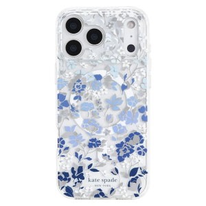 Official kate spade new york Flowerbed Blue MagSafe Phone Case (Compatible with iPhone 18 Pro Max & iPhone 18 Pro