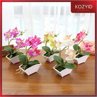 KOZY.ID - Pajangan Orchid Anggrek (pot Petak) 1 kg muat 8 pcs Artificial