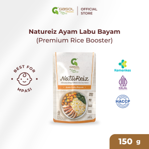GASOL Natureiz Premium Rice Booster Ayam Labu dan Bayam 150gr