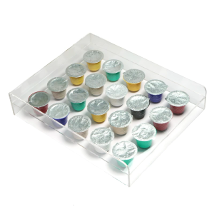 Acrylic Coffee Pod Refill Transparent Manual Filling Board for Home Office Brewing Easy Assembly For Espresso Pod