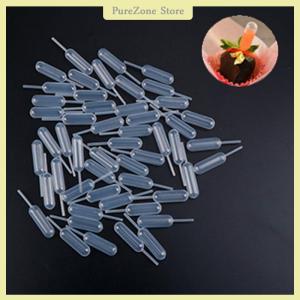 [PureZone] 100pcs Plastic Squeeze 4ml Transfer Dropper Disposable Pipettes For Cupcake