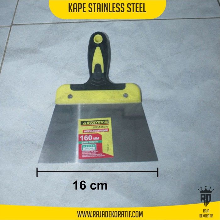 KAPE / SCRAP STAINLESS STEEL - 16CM 25CM 35CM 40CM | Lazada Indonesia