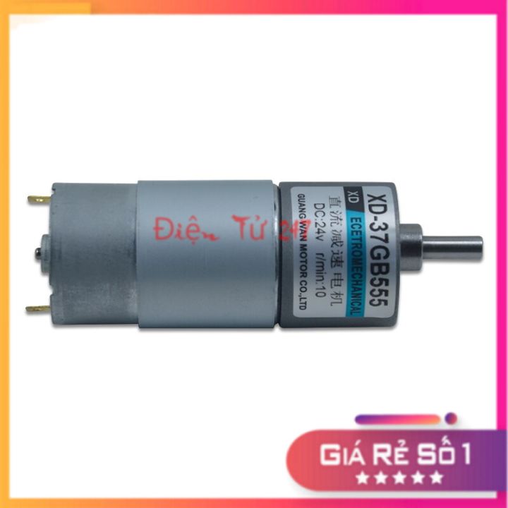 Động Cơ - Motor Giảm Tốc 24V (Trục Lệch Type D)