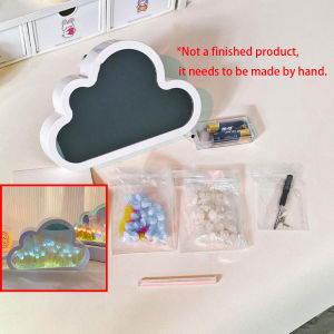 Handmade Mirror Light Cloud Tulip Night Lamp Series Light DIY Cloud Tulip Lamp Desktop Tulip Mirror