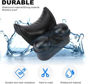 Sonew Salon Neck Rest Cushion U Shape Ergonomic Shampoo Bowl Neck Pillow Soft Neck Rest for Wash Basin Hair Washing Tray
