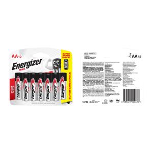 Energizer Max AA Alkaline Batteries