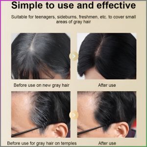 Soft Hair Dye Stick for Quick White Hair Coverage  Easy Wash  Perfect for All Ages