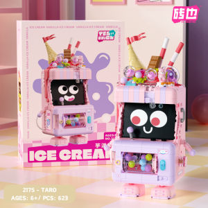 Yes Brick Ice Cream Machine Building Blocks Bricks Cute Assemble Toys Gifts Children Blok Pembinaan