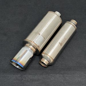 Paket resonator+muffler LK exhaust "Destroyer" knalpot racing mobil Smooth bass