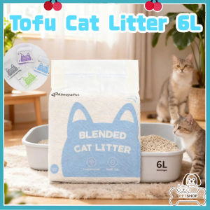 6L Premium Natural Tofu Cat Litter Quickly Solidifies with Fragrance Cat Sand Pet Toilet - 4 Fragrances