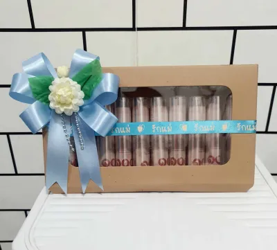 กล่องใส่ธนบัตร วันแม่ 10 ใบ และ 5 ใบ (ลูกค้าเตรียมนำเงินใส่เท่านั้น) กล่องของขวัญวันเกิด