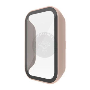 Hard Case Layar Mi Band 8 Active Case + Tempered Glass Xiaomi Smart Band 8 Active Hematacc