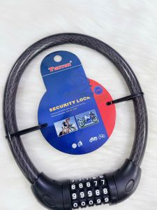 Khóa dây xe đạp xe máy 5 số Tonyon 4512 - Made in Taiwan