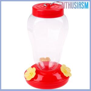 【Enthusiasm】🌟🌟【Hot Sale】🎈 Field Feeding hummingbird bottle garden outdoor plastic flower iron hook Feeder