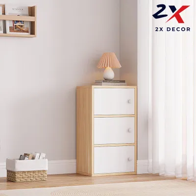 2X Decor - Kệ sách gỗ kệ để đồ đa năng tủ gỗ đựng đồ chất liệu MDF phong cách hiện đại - 2X005
