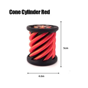 Fidget Spiral Pyramid 3D | Mainan Fidget Putar Piramid Anti Stress Fidget Toy