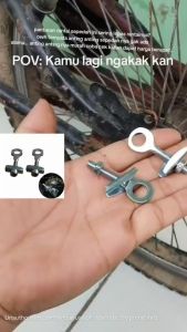 Fixed Gear Bicycle Chain Adjust Bolt Bike Chain Tensioner Pull Tight Screw Bike Chain Accessories