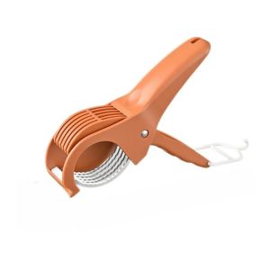 VGLPOP Non-slip Handle Manual Fruit Slicer Comfortable Grip Stainless steel Vegetable Chopper Portable Easy To Use Fruit Chopping Tool Kitchen Gadgets