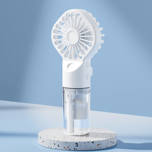Portable Handheld Misting Fan Rechargeable Outdoors Misting Personal Cooling 4 SpeedFan with Spray for Summer Outdoor Camping Home Office Travel