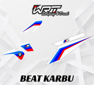 Striping Beat Karbu-Decal Beat Karbu-Stiker Beat karbu BMW