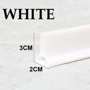 1M Adjustable Silicone Shower Dam Barrier - Anti-Leak/Mold-Resistant Water Stopper for Bathroom Shower & Kitchen Sink