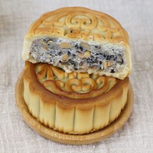 [XBYDZSW] 老式月饼五仁红豆沙黑芝麻广式无糖手工木糖醇Old mooncake five kernel red bean paste black sesame Cantonese sugar-free hand-made xylitol