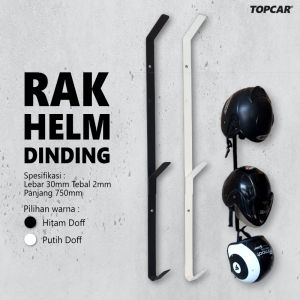 Rak Helm Tempel Dinding Bogo by Topcar