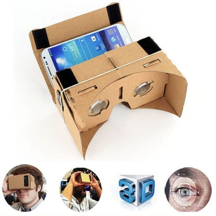 Superior Price New Google Cardboard Vr Box Virtual Vr Template Get - Main Image