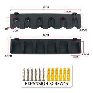 Plastic Wear-resistant Fishing rod stand Storage rack Wall mount Fishing rod holder fishing gear Fixed Rack
