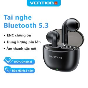 Tai Nghe Bluetooth Vention 5.3 True Wireless ENC AI Chống Ồn Điều Khiển Cảm Ứng Âm Thanh Hi-Fi