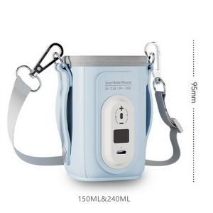 Hegen Baby Bottle Warmer Portable Bottle Warmer for Travel Breastmilk or Baby Formula Fast Heating Warmer Insulation Bag