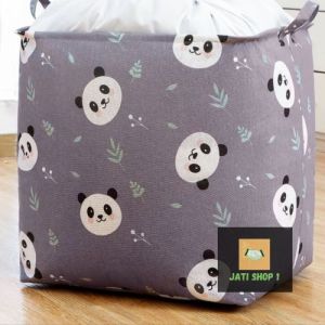 Keranjang Baju Kotor Laundry Bag 100 L Kotak Lipat Jumbo Motif Terbaru